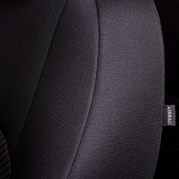 4 649 р. Комплект чехлов для сидений, (РЗС 60/40, 3Г жаккард) Дублин Lord Autofashion  Chevrolet Aveo ( T200,  T250) (2002-2011) хэтчбек 5 дв, седан, седан рестайлинг (черный, вставка Стежок серый. строчка черный)  с доставкой в г. Майкоп. Увеличить фотографию 2