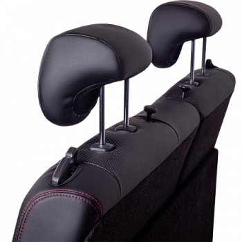 7 999 р. Комплект чехлов для сидений (РЗС 40/60, 3Г Илана+Орегон) ТУРИН-2 Lord Autofashion  Chevrolet Aveo  T300 (2011-2015) седан, хэтчбек (черный, вставка красная/черная, строчка красная)  с доставкой в г. Майкоп. Увеличить фотографию 5