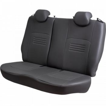 5 799 р. Комплект чехлов для сидений (ЦЗС Илана и Орегон) ТУРИН СТ Lord Autofashion Daewoo Matiz M150 рестайлинг (2000-2016) (черный, вставка серая, строчка серая)  с доставкой в г. Майкоп. Увеличить фотографию 6
