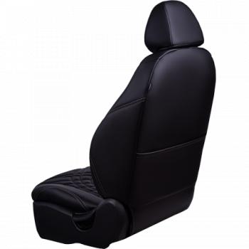 16 799 р. Комплект чехлов для сидений (к.Ghia Titanium РЗСиС 60/40+подлок. 3Г Орегон) БАЙРОН ст ЖУК Lord Autofashion  Ford Focus  3 (2010-2019) универсал дорестайлинг, хэтчбэк дорестайлинг, седан дорестайлинг, седан рестайлинг, универсал рестайлинг, хэтчбэк рестайлинг (черный, вставка черная, строчка бежевая)  с доставкой в г. Майкоп. Увеличить фотографию 7