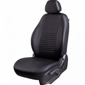 9 899 р. Чехлы для сидений (РЗС60/4, Экокожа Илана+Орегон) ТУРИН Lord Auto  Geely GC6 (2014-2017) (черный)  с доставкой в г. Майкоп. Увеличить фотографию 2