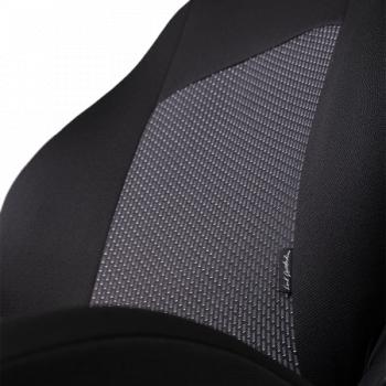 5 549 р. Комплект чехлов для сидений (ЦЗС Жаккард) Дублин Lord Autofashion  Лада Нива 4х4  2121 (1977-2019) 3 дв. дорестайлинг (черный, вставка Сеул серая)  с доставкой в г. Майкоп. Увеличить фотографию 7