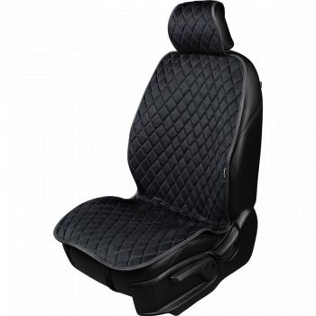 1 699 р. Накидка (2 места Хами) АЛЯСКА ст РОМБ Lord Autofashion   (черный, строчка бежевая)  с доставкой в г. Майкоп. Увеличить фотографию 2