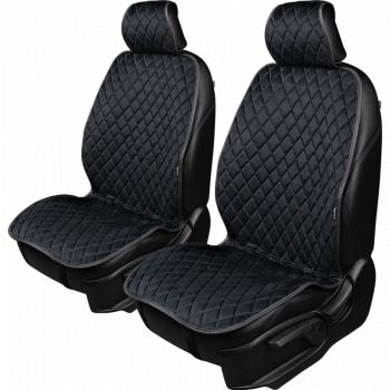 Накидка (2 места Хами) АЛЯСКА ст РОМБ Lord Autofashion  (черный, строчка бежевая)