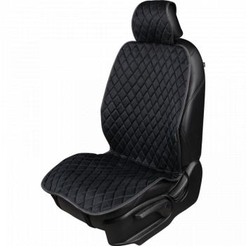 1 699 р. Накидка (2 места Хами) АЛЯСКА ст РОМБ Lord Autofashion   (черный, строчка красная)  с доставкой в г. Майкоп. Увеличить фотографию 5