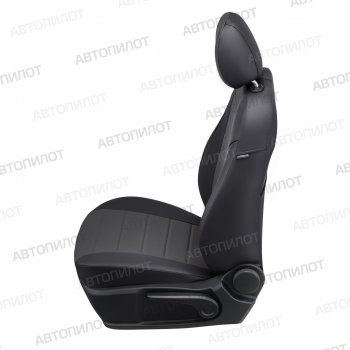 17 399 р. Чехлы сидений (экокожа, 7 мест) Автопилот  Chery Tiggo 8 PRO (2021-2025) (черный/темно-серый)  с доставкой в г. Майкоп. Увеличить фотографию 4