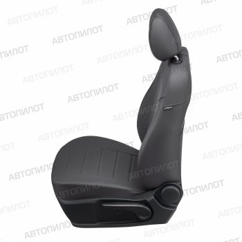 17 399 р. Чехлы сидений (экокожа, 7 мест) Автопилот  Chery Tiggo 8 PRO (2021-2025) (темно-серый)  с доставкой в г. Майкоп. Увеличить фотографию 4