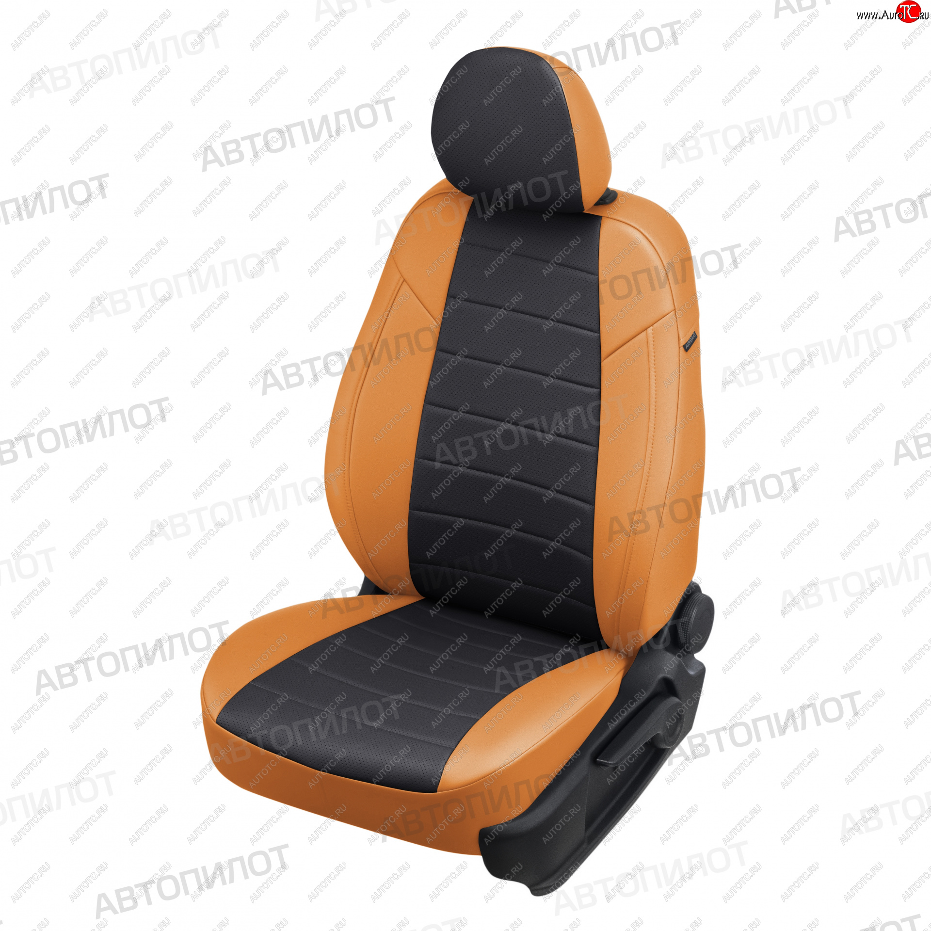 17 399 р. Чехлы сидений (экокожа, 7 мест) Автопилот  Chery Tiggo 8 PRO (2021-2025) (оранж/черный)  с доставкой в г. Майкоп
