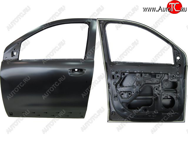 16 999 р. Левая дверь передняя BodyParts Renault Dokker (2012-2025) (Неокрашенная)  с доставкой в г. Майкоп