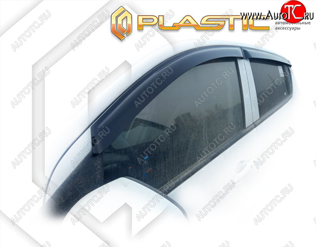 1 999 р. Дефлектора окон CA-Plastic Chevrolet Spark M300 1-ый рестайлинг (2016-2020) (classic полупрозрачный)  с доставкой в г. Майкоп