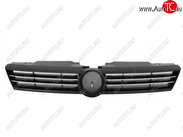 1 389 р. POLO РЕШЕТКА РАДИАТОРА ЧЕРН С ХРОМ МОЛДИНГ (СЕДАН) (Китай) BODYPARTS vwplo10-102  с доставкой в г. Майкоп