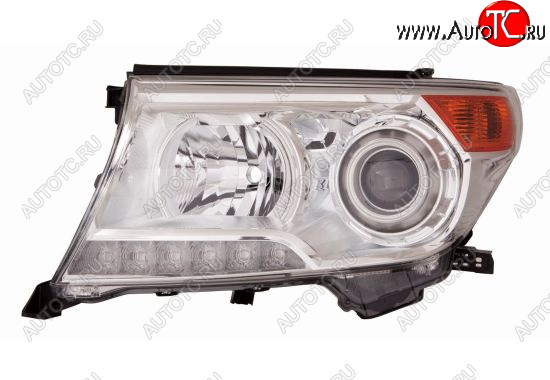 28 999 р. Левая фара (ксенон) BodyParts Toyota Land Cruiser 200 1-ый рестайлинг (2012-2015)  с доставкой в г. Майкоп