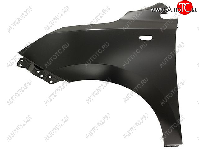 4 099 р. Левое крыло (с отверстием под повторитель поворота, Тайвань) BodyParts Hyundai IX35 LM дорестайлинг (2009-2013) (Неокрашенное)  с доставкой в г. Майкоп