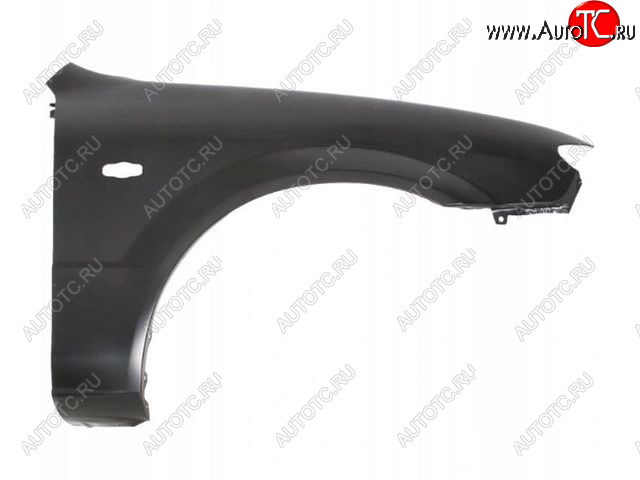 3 289 р. Правое крыло (с отверстием под повторитель поворота, Тайвань) BodyParts Mazda 323/Familia седан BJ дорестайлинг (1998-2000) (Неокрашенное)  с доставкой в г. Майкоп