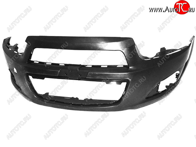 2 579 р. Бампер передний BodyParts Chevrolet Aveo T300 седан (2011-2015) (Неокрашенный)  с доставкой в г. Майкоп