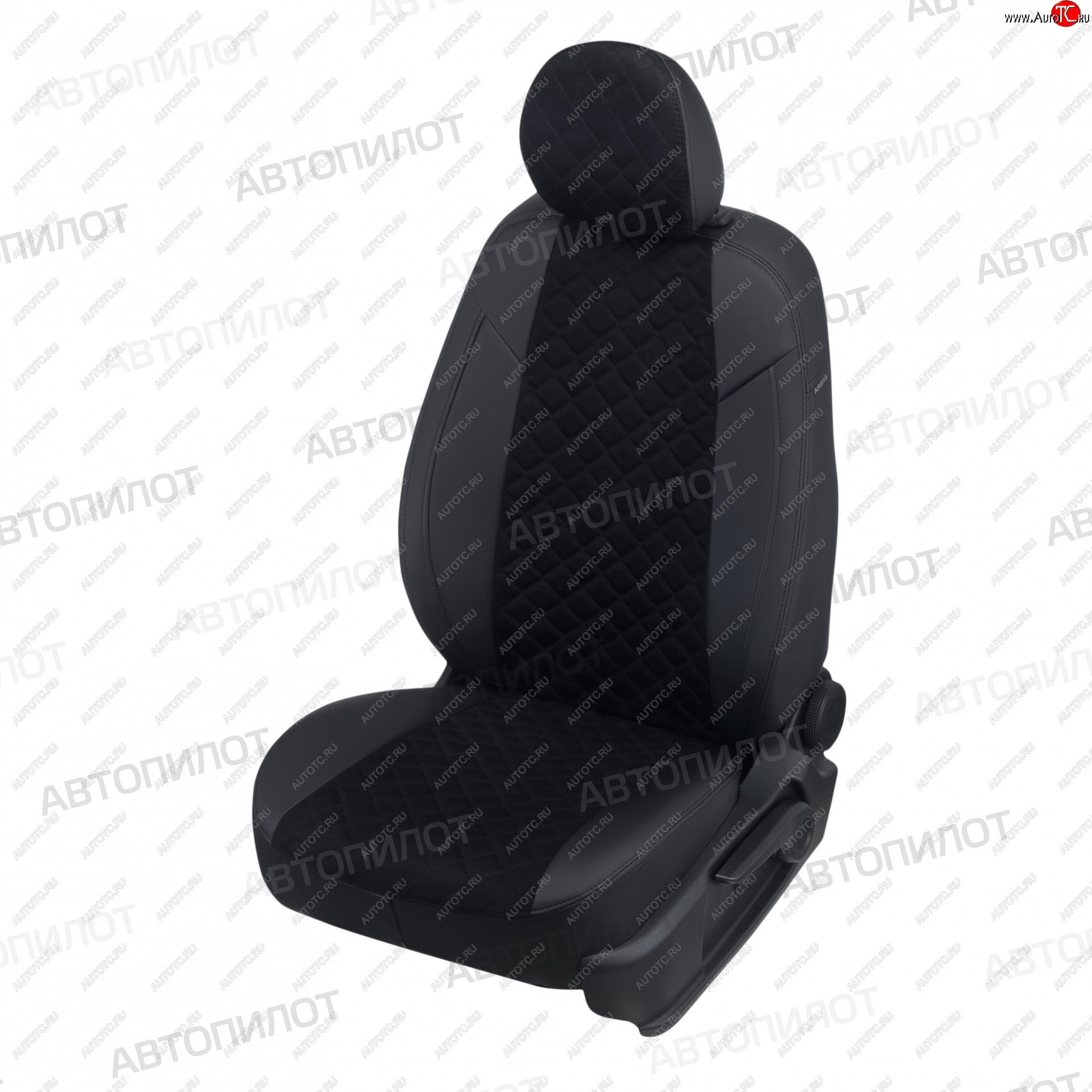 8 749 р. Чехлы сидений (экокожа/алькантара) Автопилот Ромб  Geely Atlas Pro  NL3 (2019-2025) (черный)  с доставкой в г. Майкоп