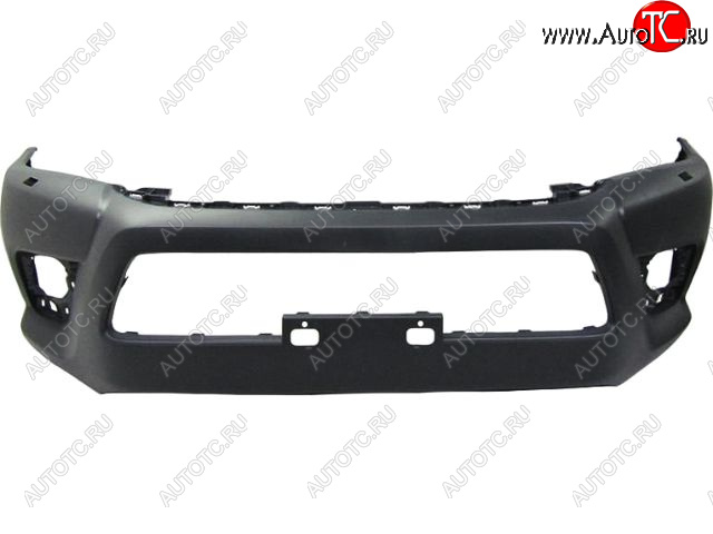 7 849 р. Бампер передний BodyParts Toyota Hilux AN120 дорестайлинг (2016-2020) (Неокрашенный)  с доставкой в г. Майкоп