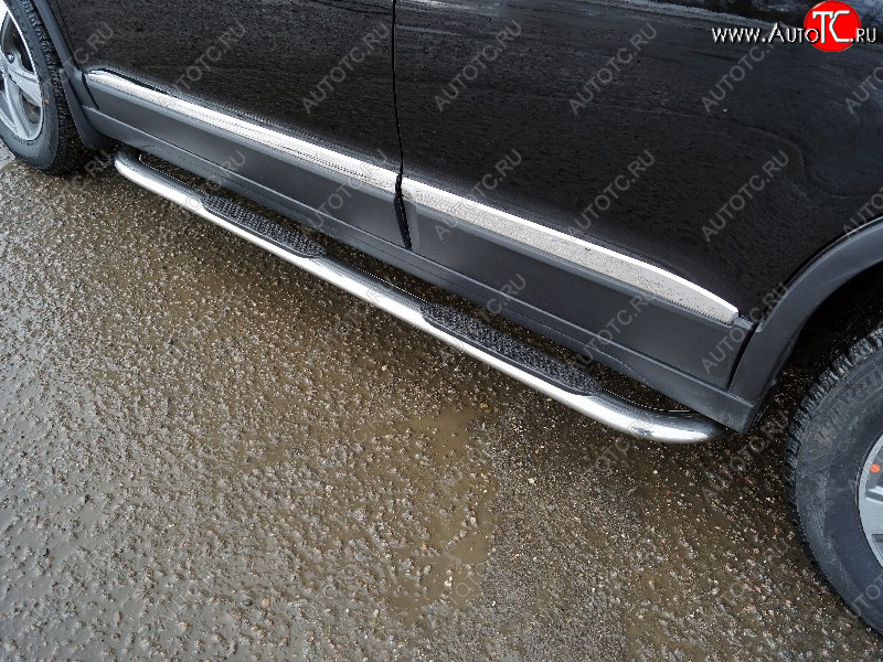 34 749 р. Пороги овальные гнутые с накладкой 75х42 мм ТСС Тюнинг  Haval M6 (2021-2025) (серые)  с доставкой в г. Майкоп