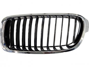 Правая решетка радиатора BodyParts BMW 3 серия F30 седан дорестайлинг (2012-2015) (хром серый)