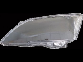 Левое стекло передней фары (пр-во Китай) BODYPARTS Honda CR-V  RE1,RE2,RE3,RE4,RE5,RE7 (2007-2010) дорестайлинг