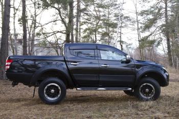18 499 р. Расширители колесных арок Русская Артель Great Wall Hover H2 (2005-2010) (глянец под покраску)  с доставкой в г. Майкоп. Увеличить фотографию 3