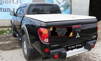 Комплект накладок на боковые борта и задний откидной борт Русская Артель Mitsubishi L200 4  рестайлинг (2013-2016)