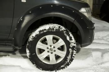 17 599 р. Расширители колесных арок Русская Артель Nissan Navara 2 D40 дорестайлинг (2004-2010) (глянец под покраску)  с доставкой в г. Майкоп. Увеличить фотографию 2
