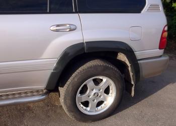 12 199 р. Расширители колесных арок Русская Артель  Toyota Land Cruiser  100 (1998-2007) дорестайлинг, 1-ый рестайлинг, 2-ой рестайлинг (шагрень)  с доставкой в г. Майкоп. Увеличить фотографию 2