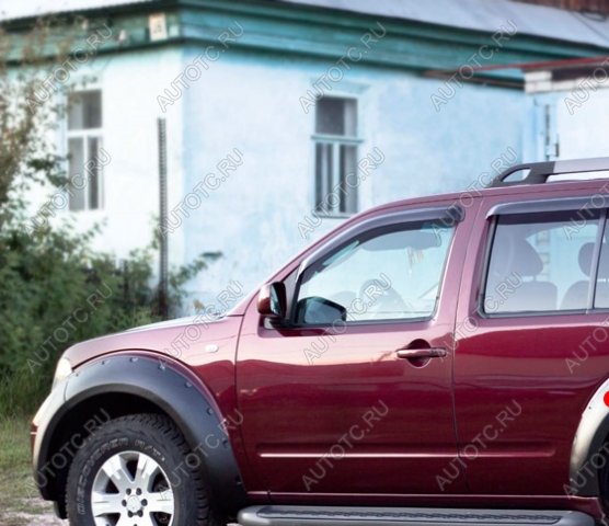 5 399 р. Расширители колесных арок (передний левый) Русская Артель  Nissan Pathfinder R51 дорестайлинг (2004-2007) (глянец под покраской)  с доставкой в г. Майкоп