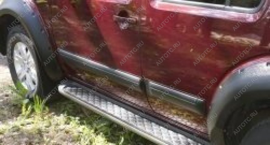 1 249 р. Молдинг на двери передний левый узкий Русская Артель Nissan Pathfinder R51 дорестайлинг (2004-2007) (глянец под покраску)  с доставкой в г. Майкоп