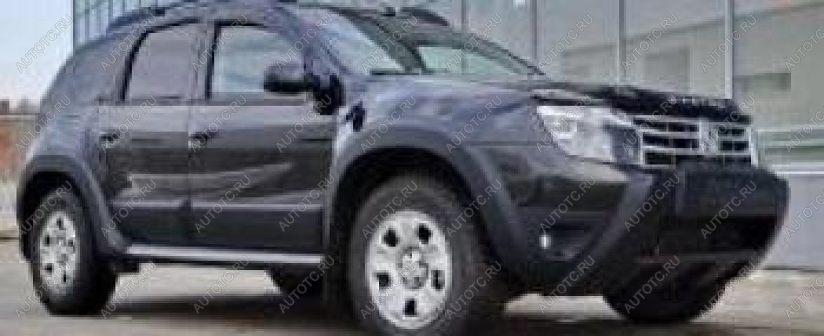 3 069 р. Расширители колесных арок (передний правый) Русская Артель Nissan Terrano D10 дорестайлинг (2013-2016) (шагрень)  с доставкой в г. Майкоп