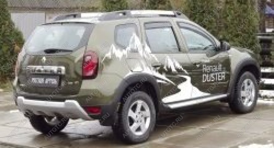 2 239 р. Расширители колесных арок (передний левый) Русская Артель   Renault Duster  HS (2015-2021) рестайлинг (шагрень)  с доставкой в г. Майкоп