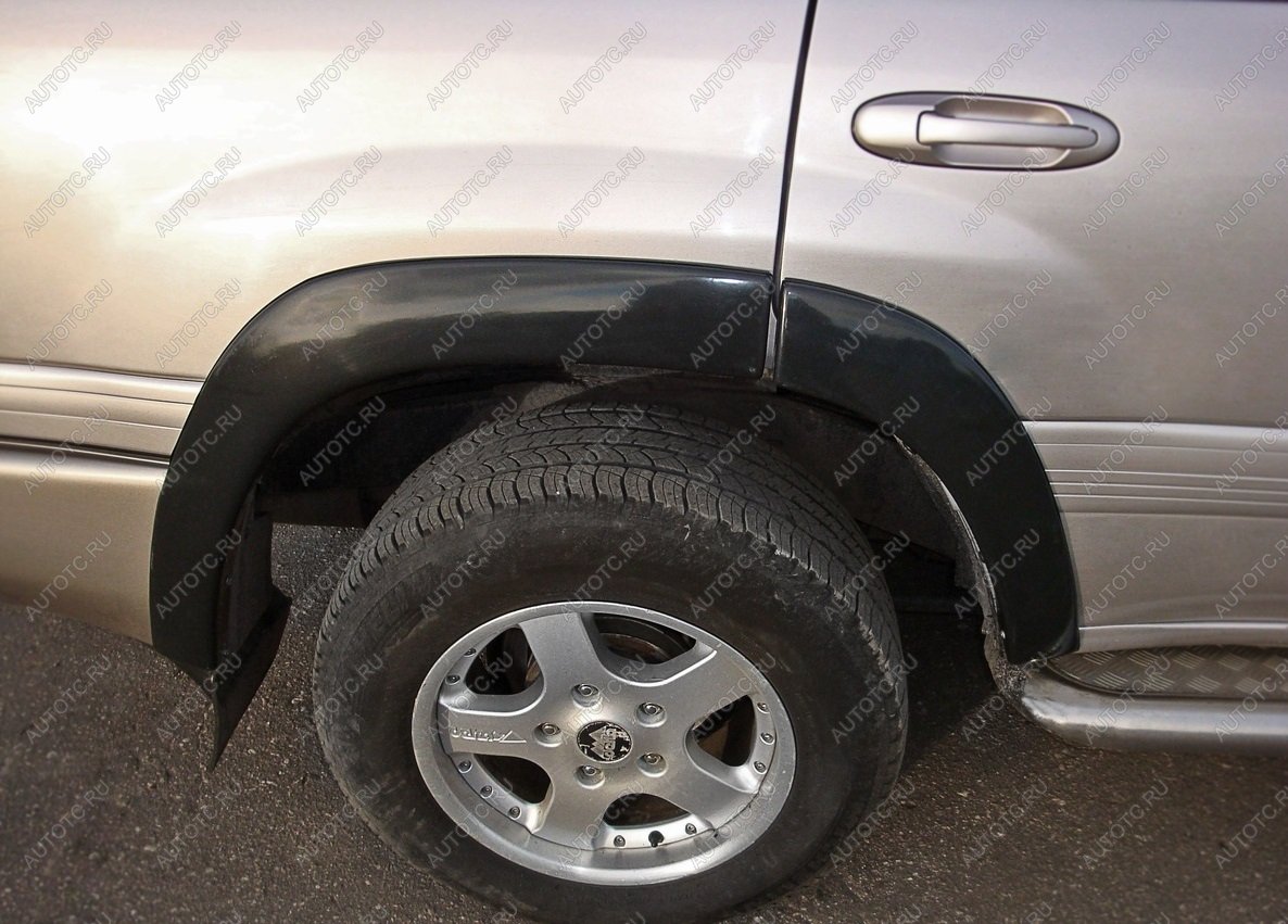 4 629 р. Расширители колесных арок (задний левый) Русская Артель  Toyota Land Cruiser  100 (1998-2007) дорестайлинг, 1-ый рестайлинг, 2-ой рестайлинг (шагрень)  с доставкой в г. Майкоп