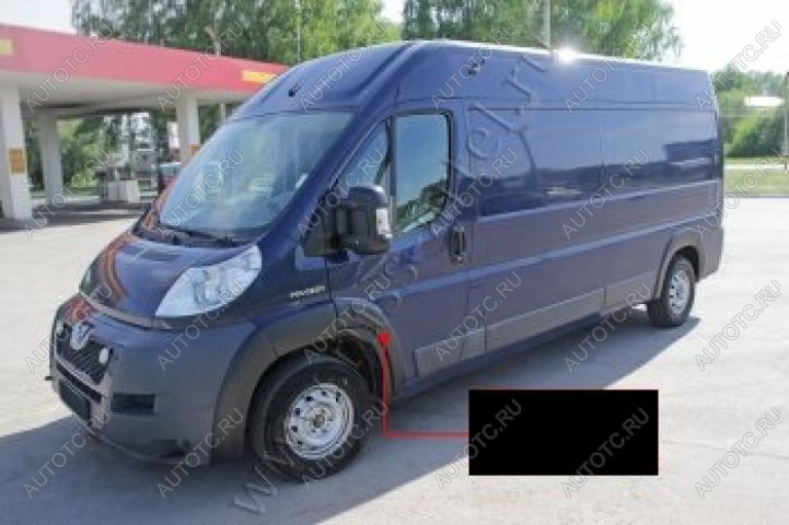 4 899 р. Расширитель колесных арок (передний правый) Русская Артель  CITROEN Jumper  250 (2006-2014) (глянец под покраску)  с доставкой в г. Майкоп
