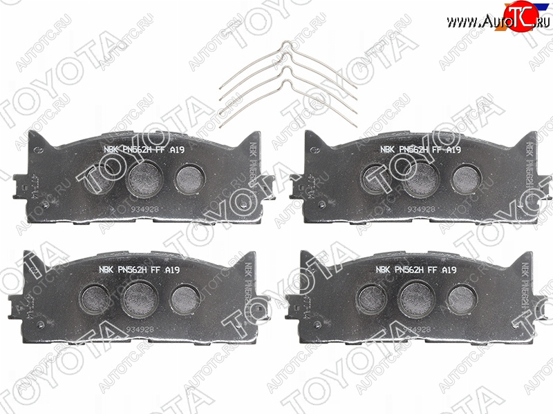 9 449 р. Колодки тормозные передние FR-FL SAT Toyota Camry XV50 дорестайлинг (2011-2014)  с доставкой в г. Майкоп