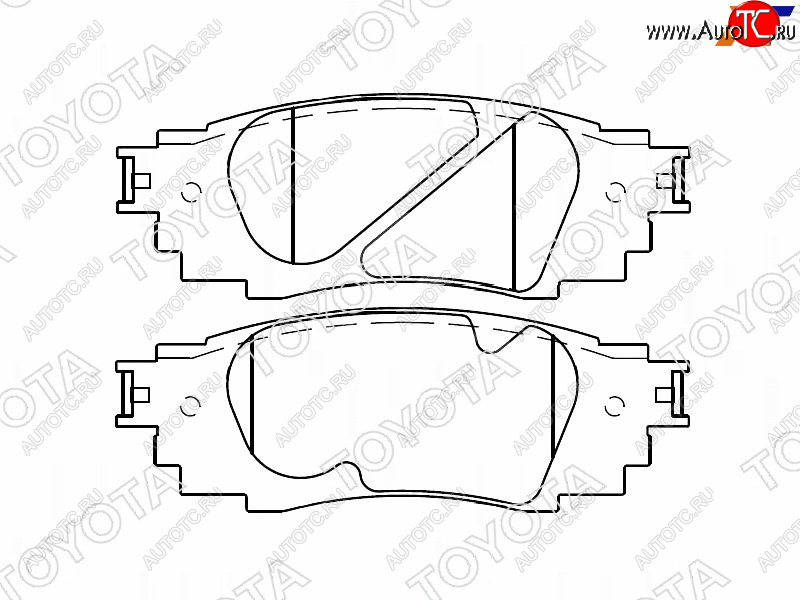 8 199 р. Колодки тормозные задние RH-LH SAT Lexus RX350 AL20 дорестайлинг (2015-2019)  с доставкой в г. Майкоп