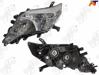 Фара TOYOTA LAND CRUISER PRADO 150 13-17 LH галоген, под корректор (Евросвет)                        DEPO 212-11Y2L-LD-EM