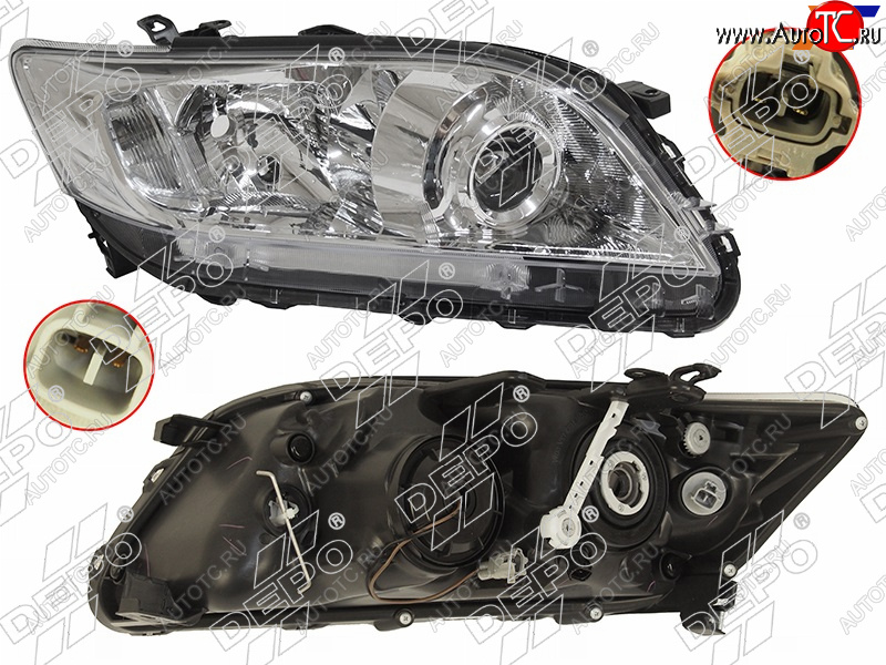 13 799 р. Фара TOYOTA RAV4 10-13 RH (Евросвет) DEPO 212-11Q9R-LD-EM  с доставкой в г. Майкоп