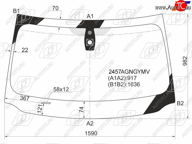 7 699 р. Стекло лобовое (Датчик дождя) FUYAO BMW 7 серия F01-F04 седан (2008-2015)  с доставкой в г. Майкоп