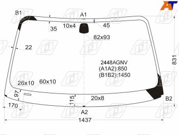 5 449 р. Стекло лобовое BMW 1-Series 04-13 FUYAO 2448AGNV  с доставкой в г. Майкоп. Увеличить фотографию 1