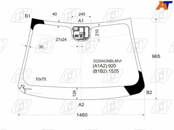 6 999 р. Стекло лобовое (Датчик дождя) Chevrolet Cruze 09-15  Daewoo Lacetti 08-11 FUYAO 3026AGNBLMVI  с доставкой в г. Майкоп. Увеличить фотографию 1