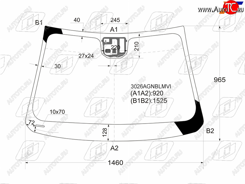 6 999 р. Стекло лобовое (Датчик дождя) Chevrolet Cruze 09-15  Daewoo Lacetti 08-11 FUYAO 3026AGNBLMVI  с доставкой в г. Майкоп