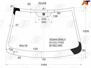 7 449 р. Стекло лобовое Chevrolet Captiva 06-15  Opel Antara 06-15  Daewoo Winstorm 06-10  Saturn Vue 07-1 FUYAO 3024AGNBLV  с доставкой в г. Майкоп. Увеличить фотографию 1