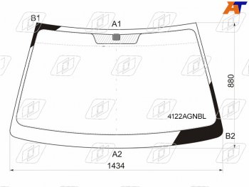 5 849 р. Стекло лобовое Hyundai Elantra 00-09  Avante 00-06                                                  FUYAO 4122AGNBL  с доставкой в г. Майкоп. Увеличить фотографию 2
