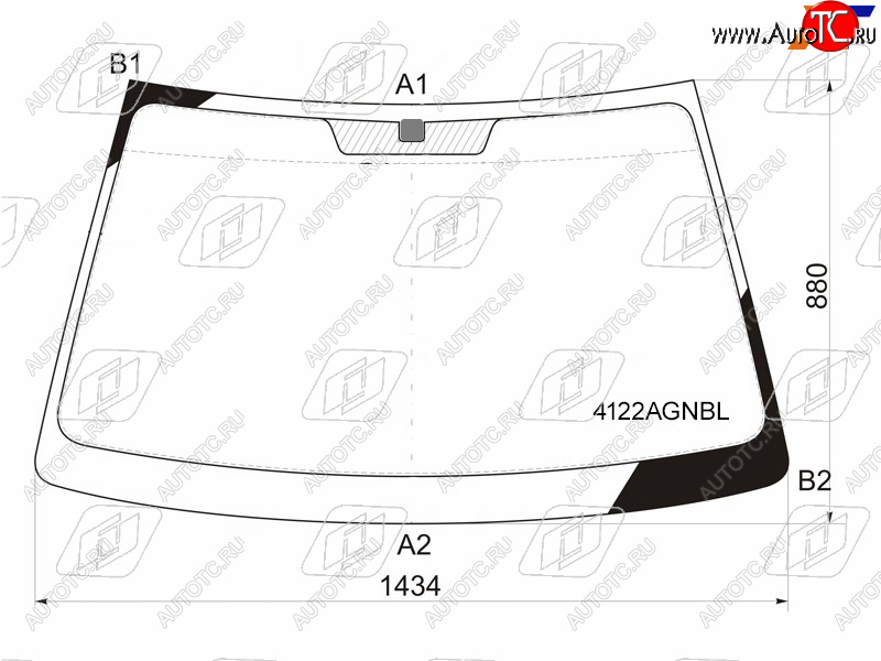 5 849 р. Стекло лобовое Hyundai Elantra 00-09  Avante 00-06                                                  FUYAO 4122AGNBL  с доставкой в г. Майкоп