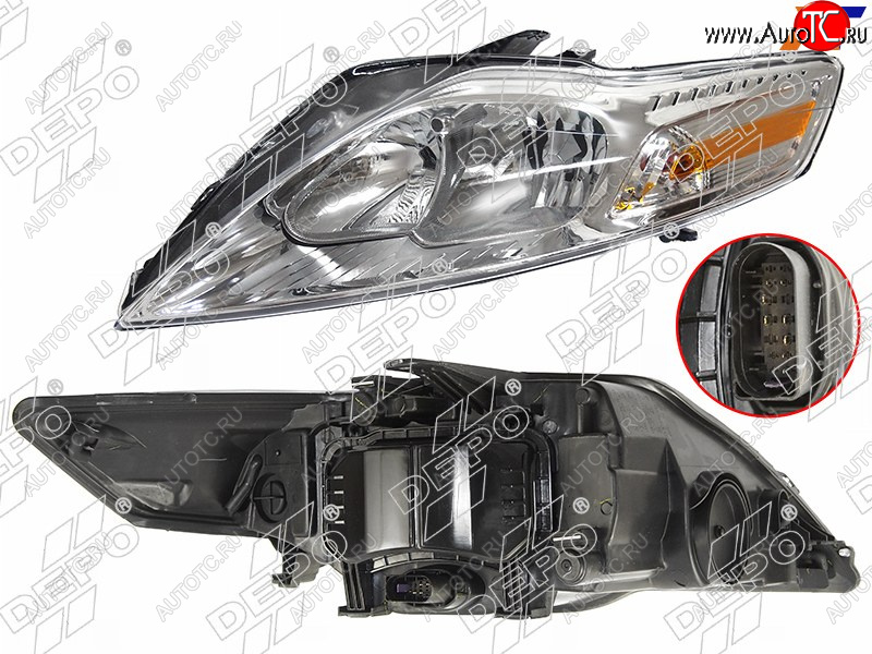 18 649 р. Фара FORD MONDEO 07-14 LH с электрокорректором                                                       DEPO 431-1179LMLD-EM  с доставкой в г. Майкоп