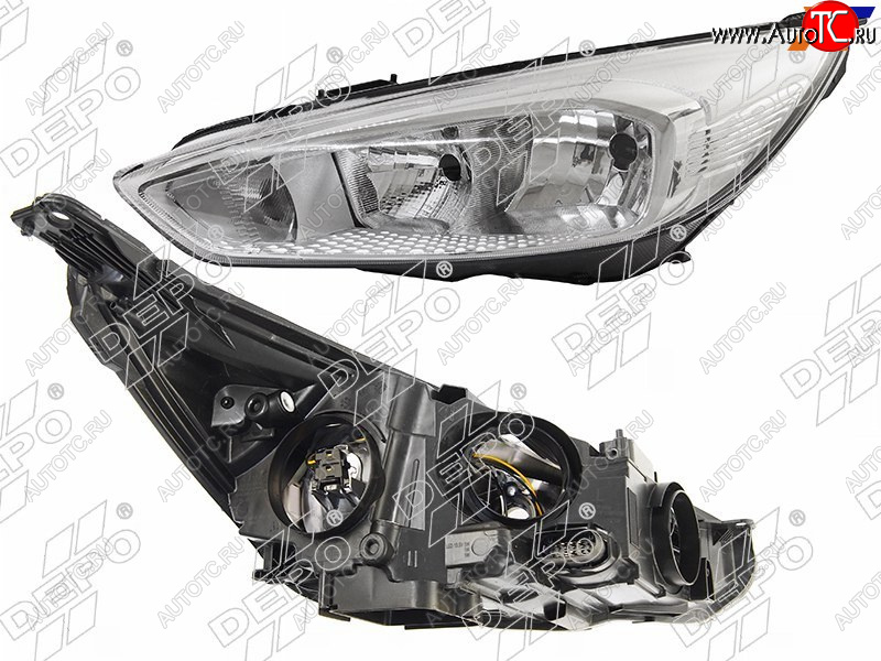 12 949 р. Фара Ford Focus 14-19 (Слева) DEPO 431-11C9LMLEMD1  с доставкой в г. Майкоп