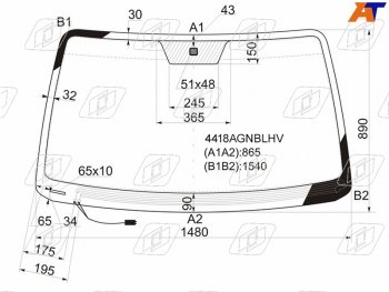 7 699 р. Стекло лобовое (Обогрев щеток) Kia Sorento 02-09 FUYAO 4418AGNBLHV  с доставкой в г. Майкоп. Увеличить фотографию 1