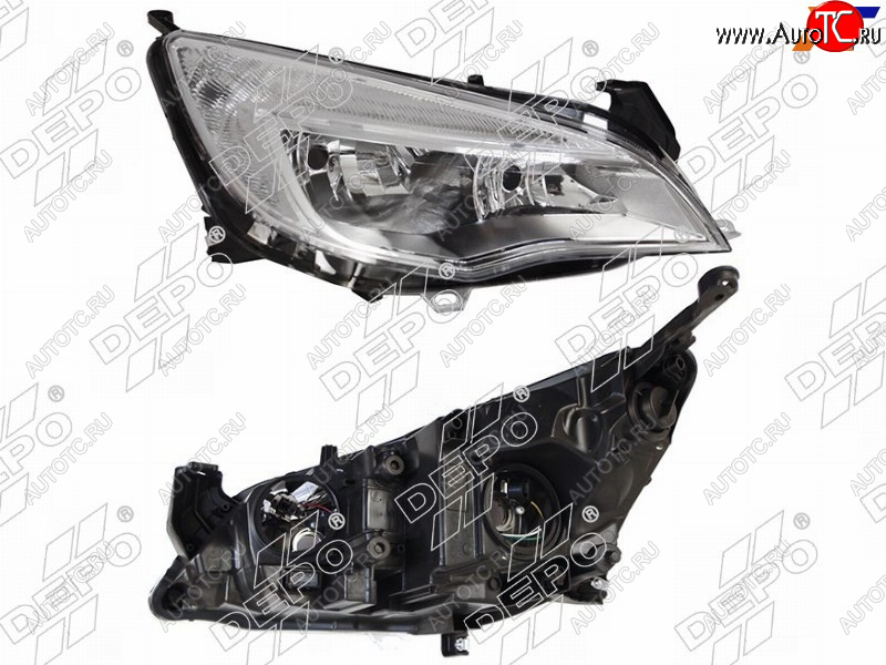 17 499 р. Фара OPEL ASTRA 10-15 RH хром с электрокорректором                                                   DEPO 442-1161RMLDEM1  с доставкой в г. Майкоп