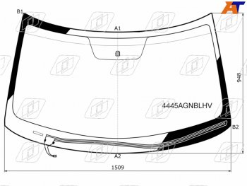 7 599 р. Стекло лобовое (Обогрев щеток) Kia Soul 13-19 FUYAO 4445AGNBLHV  с доставкой в г. Майкоп. Увеличить фотографию 1